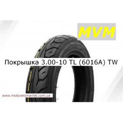 Покрышка 3.00-10 TL (6016A)   "Mototech"   